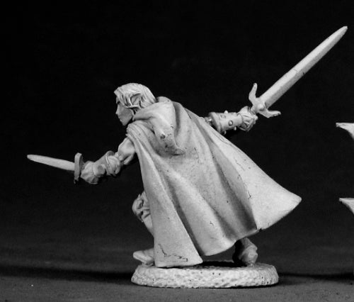 Reaper Miniatures Dorian Starbow, Elf Hero #02998 Dark Heaven Unpainted Metal
