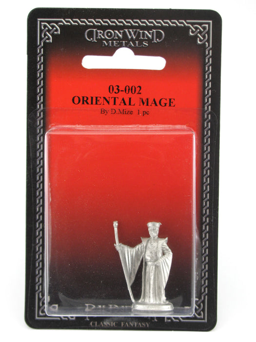 Oriental Mage #03-002 Classic Ral Partha Fantasy RPG Metal Figure