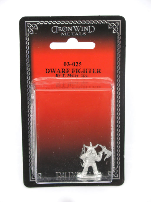 Dwarf Fighter #03-025 Classic Ral Partha Fantasy RPG Metal Figure