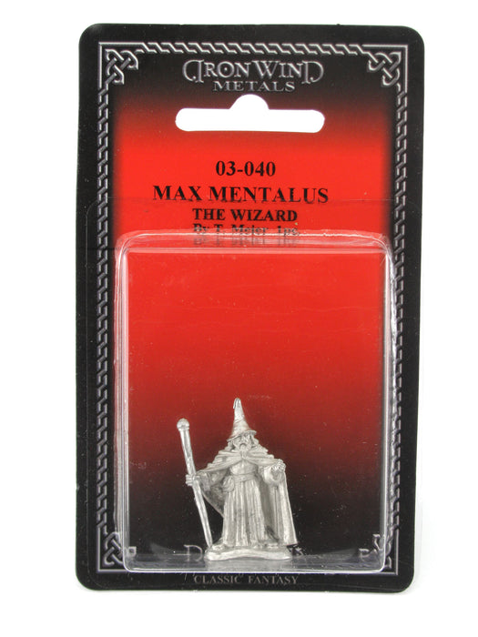 Max Mentalus The Wizard #03-040 Classic Ral Partha Fantasy RPG Metal Figure