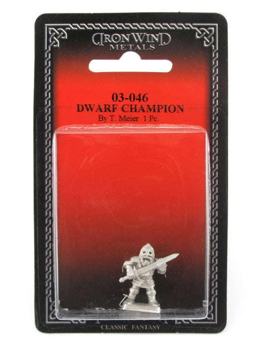 Dwarf Champion #03-046 Classic Ral Partha Fantasy RPG Metal Figure