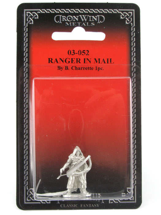 Ranger in Mail with Bow #03-052 Classic Ral Partha Fantasy RPG Metal Figure