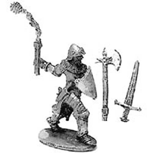 Fighter Charging with Assorted Weapons #03-054 Classic Ral Partha Fantasy Metal