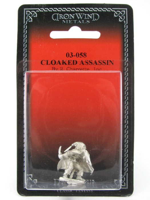 Cloaked Assassin #03-058 Classic Ral Partha Fantasy RPG Metal Figure
