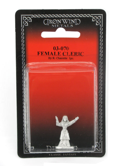 Female Cleric #03-070 Classic Ral Partha Fantasy RPG Metal Figure