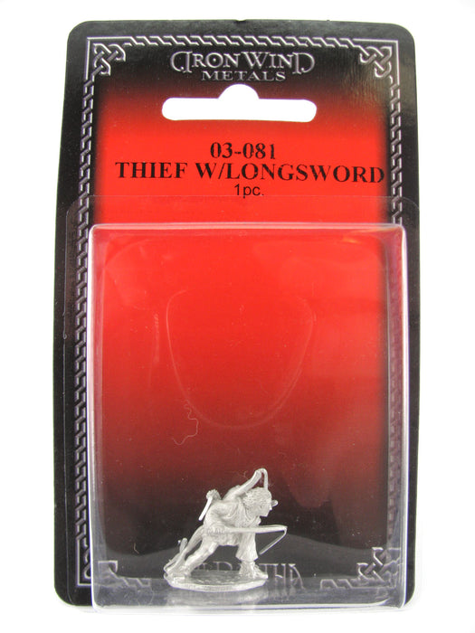 Thief with Longsword in Ambush #03-081 Classic Ral Partha Fantasy Metal Figure