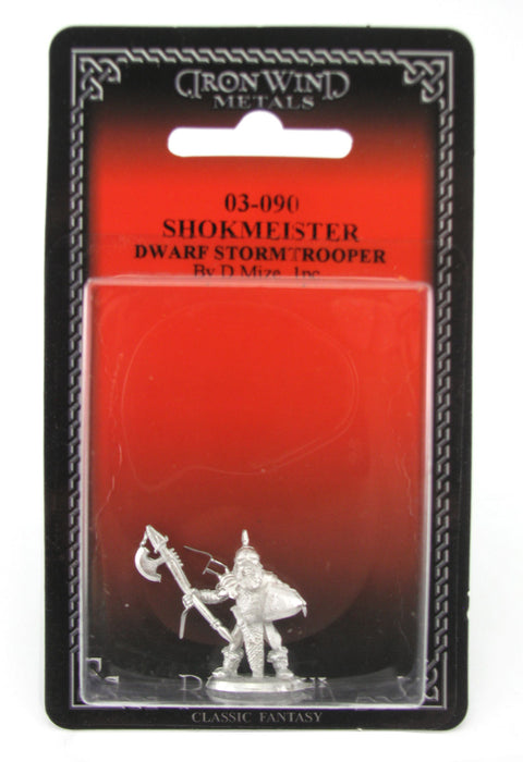 Shokemeister Dwarf Stormtrooper #03-090 Classic Ral Partha Fantasy Metal Figure