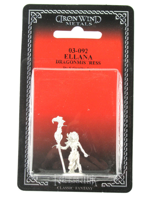Ellana Dragonmistress Female Druid #03-092 Classic Ral Partha Fantasy RPG Figure