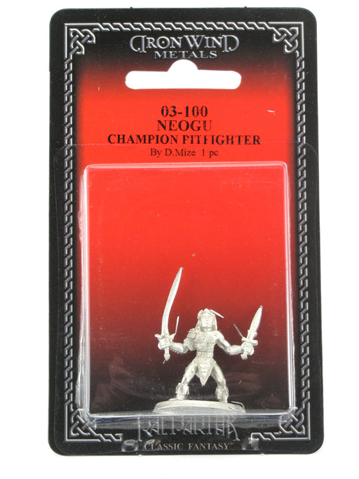 Noegu Pitfighter Champion #03-100 Classic Ral Partha Fantasy RPG Metal Figure