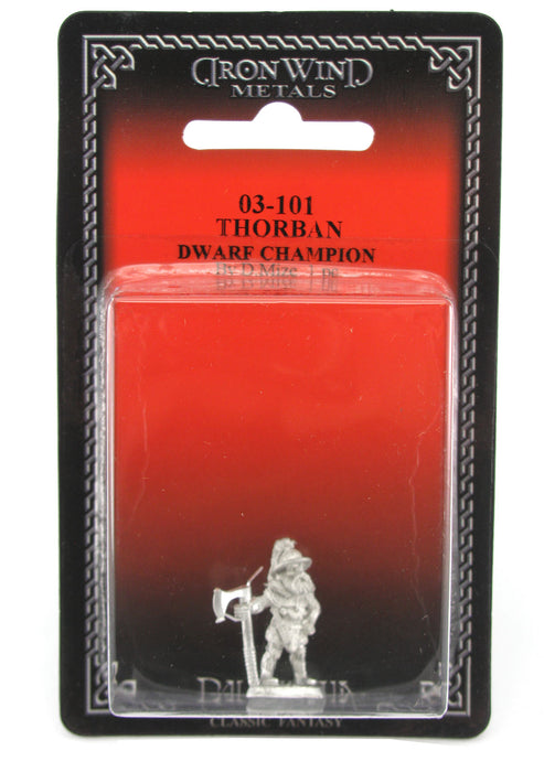 Thorban Dwarf Champion #03-101 Classic Ral Partha Fantasy RPG Metal Figure