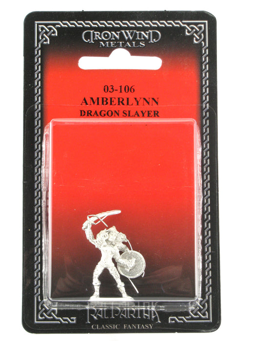 Amberlynn Dragon Slayer #03-106 Classic Ral Partha Fantasy RPG Metal Figure