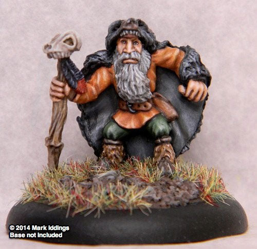 Carnak Dwarf Shaman #03-113 Classic Ral Partha Fantasy RPG Metal Figure