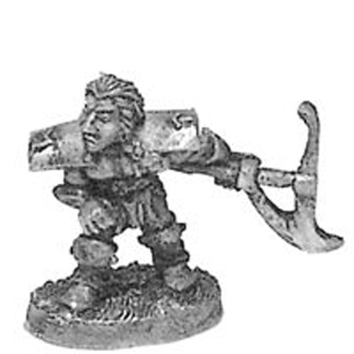 Female Dwarven Warrior #03-145 Classic Ral Partha Fantasy RPG Metal Figure