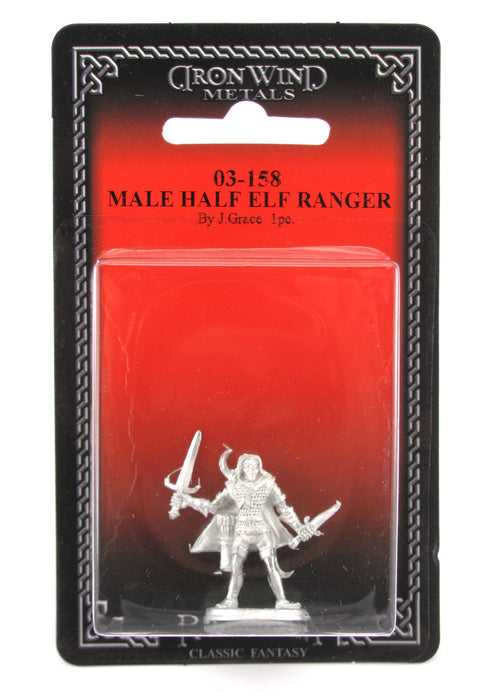 Male Half-Elven Ranger #03-158 Classic Ral Partha Fantasy RPG Metal Figure