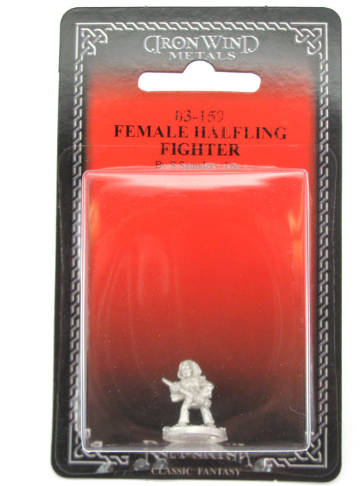 Female Halfling Fighter #03-159 Classic Ral Partha Fantasy RPG Metal Figure