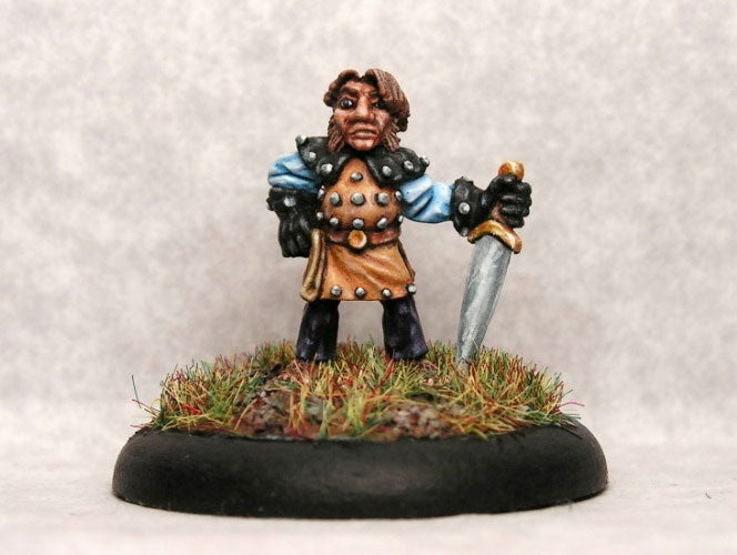 Male Halfling Fighter #03-160 Classic Ral Partha Fantasy RPG Metal Figure