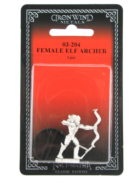 Female Elf Archer #03-204 Classic Ral Partha Fantasy RPG Metal Figure