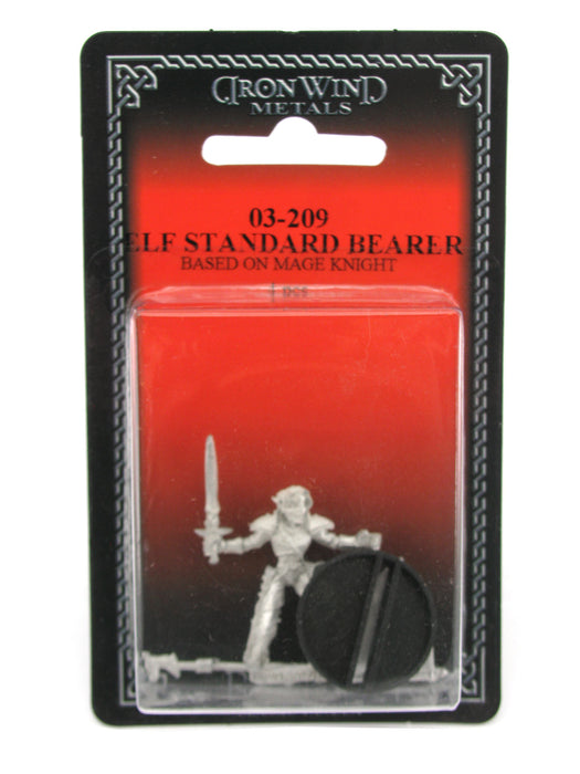 Elf Standard Bearer #03-209 Classic Ral Partha Fantasy RPG Metal Figure