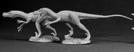 Reaper Miniatures Velociraptors (2 Pieces) #03021 Dark Heaven Unpainted Metal