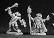 Reaper Miniatures Kobold Leader and Sorcerer #03024 Dark Heaven Unpainted Metal