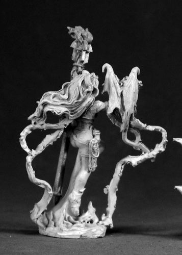 Reaper Miniatures Pharess, Fire Sorceress #03025 Dark Heaven Unpainted Metal