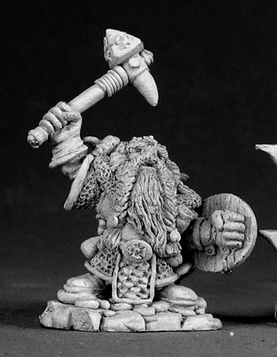 Reaper Miniatures Orin Ramheim, Dwarf Warrior 03051 Dark Heaven Unpainted Metal