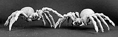 Reaper Miniatures Giant Spiders (2 Pieces) #03055 Dark Heaven Unpainted Metal