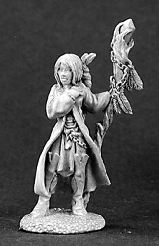 Reaper Miniatures Sharyn, Female Wizard #03093 Dark Heaven Unpainted Metal