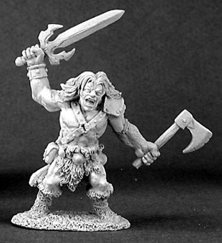 Reaper Miniatures Conwyn, Male Barbarian #03113 Dark Heaven Unpainted Metal