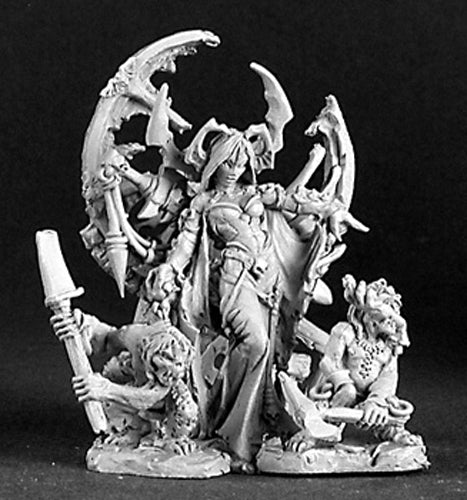 Reaper Miniatures Ghoul Queen & Servants #03126 Dark Heaven Unpainted Metal