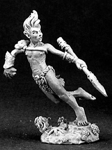 Reaper Miniatures Ollamiel, Male Sea Elf #03140 Dark Heaven Unpainted Metal