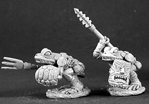 Reaper Miniatures Frog Men (2 Pieces) 03146 Dark Heaven Legends Unpainted Metal