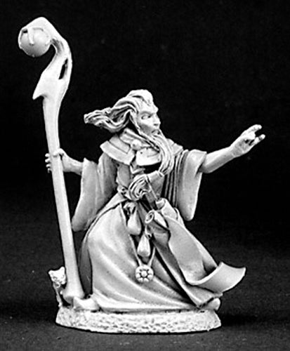 Reaper Miniatures Garwin Greywand, Wizard #03157 Dark Heaven Unpainted Metal