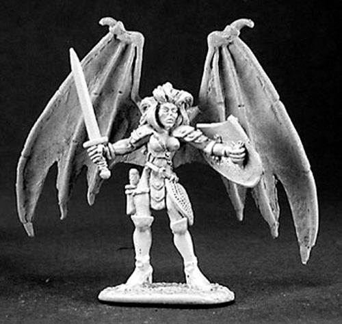 Reaper Miniatures Varessh, Female Demon #03184 Dark Heaven Unpainted Metal