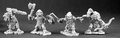 Reaper Miniatures Goblin Warriors (4 Pieces) #03189 Dark Heaven Unpainted Metal