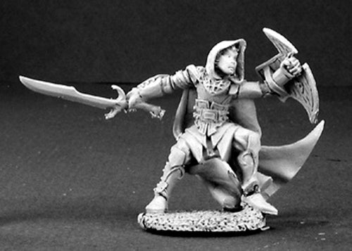 Reaper Miniatures Unpainted Galarian Moonstone, Elf Warrior #03195 Dark Heaven