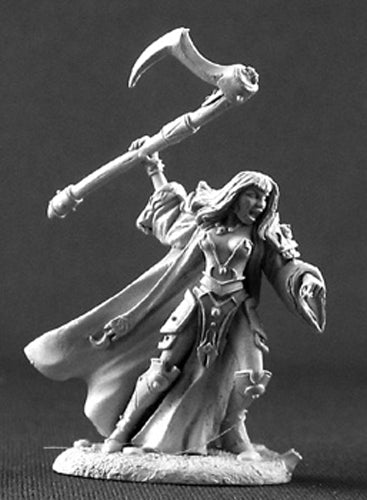 Reaper Miniatures Unpainted Elori Ebonscythe, Female Cleric #03222 Dark Heaven