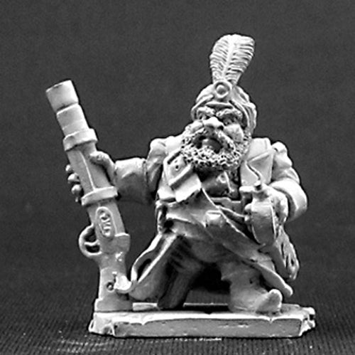 Reaper Miniatures Aroudj Firebeard, Dwarf #03241 Dark Heaven Unpainted Metal