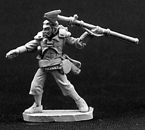 Reaper Miniatures Unpainted Anatole, Male Pirate Harpooner 03252 Dark Heaven