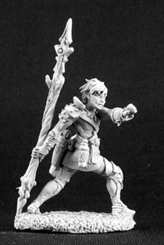 Reaper Miniatures Harrix Fireblood, Sorcerer #03276 Dark Heaven Unpainted Metal