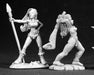 Reaper Miniatures Cave Girls (2 Pieces) #03303 Dark Heaven Unpainted Metal