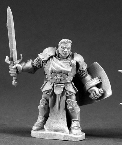 Reaper Miniatures Unpainted Stern Kestrelmann, Paladin Hero #03324 Dark Heaven