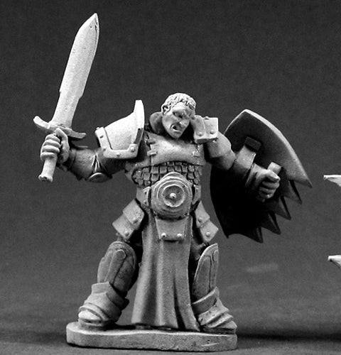 Reaper Miniatures Quinn Nolan, Heroic Warrior 03348 Dark Heaven Unpainted Metal