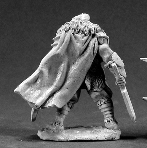 Reaper Miniatures Kjell Bloodbear, Barbarian #03362 Dark Heaven Unpainted Metal