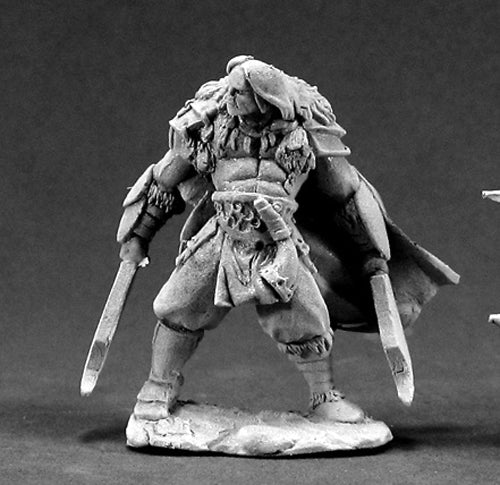 Reaper Miniatures Kjell Bloodbear, Barbarian #03362 Dark Heaven Unpainted Metal