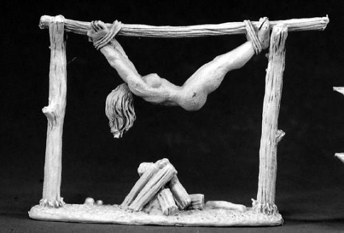 Reaper Miniatures Victim On Spit #03408 Dark Heaven Unpainted Metal