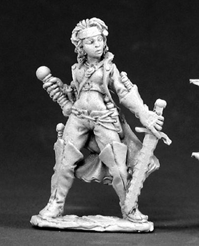 Reaper Miniatures Lanura Windsong, Elf Wizard 03415 Dark Heaven Unpainted Metal