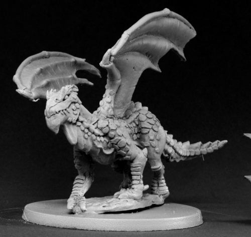 Reaper Miniatures Young Swamp Dragon #03430 Dark Heaven Legends Unpainted Metal