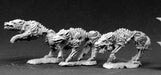 Reaper Miniatures DHL Classics: Undead Hounds (3 Figures) #03432 Unpainted Metal
