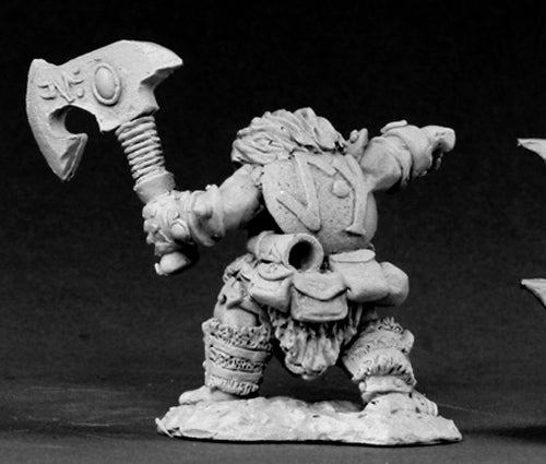 Reaper Miniatures Hulgrif, Dwarf Barbarian #03434 Dark Heaven Unpainted Metal
